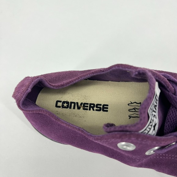 Converse CONS CTAS Pro OX Low Top Sneakers Nightfall Violet Suede Women's Size 8 - Picture 10 of 10